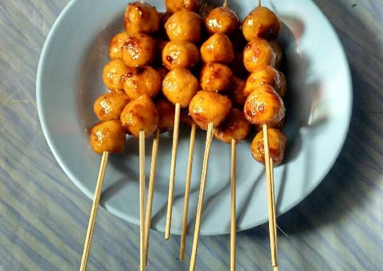 Resep Sate Pentol ala Enyot oleh Yudhie Enyot - Cookpad