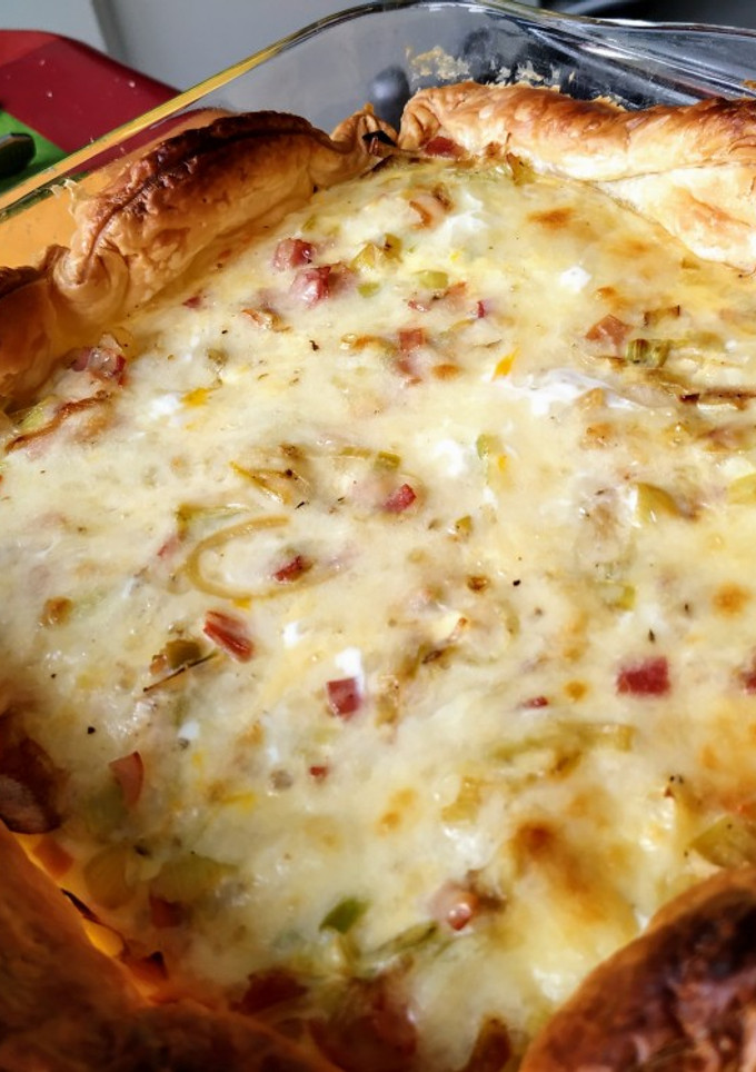 Una foto de Quiche lorraine sin nata light😉