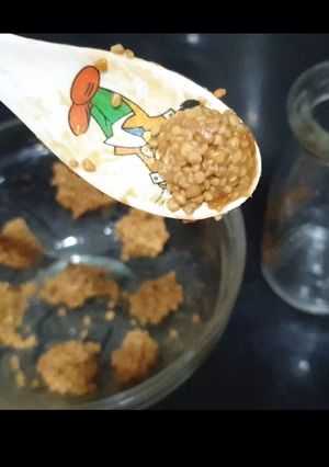 Hình của món Phấn hoa ngào mật ong.