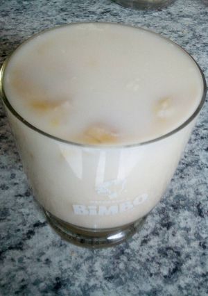Una foto de Avena o quaker con plátano riquísimo