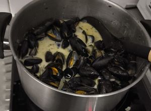 Une photo de Moules à la Crème et au Vin Blanc