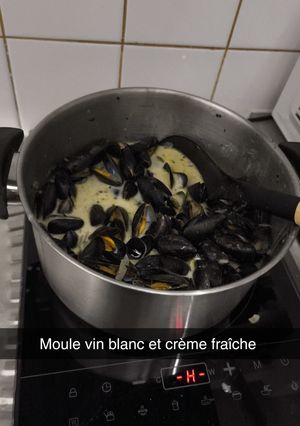 Une photo de Moules à la Crème et au Vin Blanc