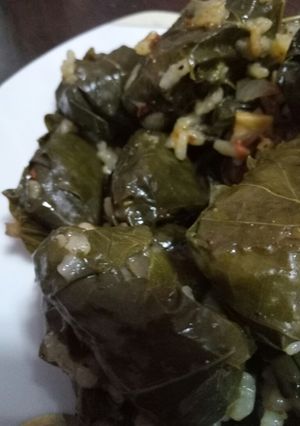 صورة لوصفة محشي ورق العنب