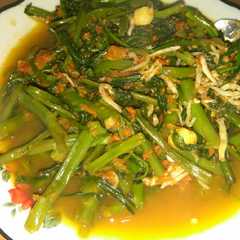A picture of Kangkung Belacan.