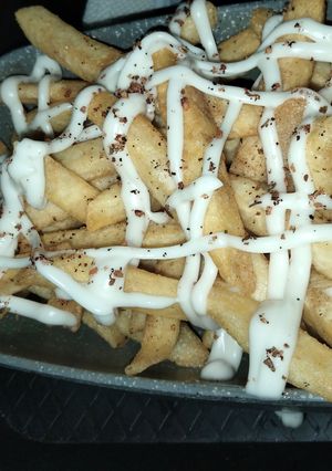 चीज़ी मसाला फ्रैंच फ्राइज़(cheezy masala french fries recipe in hindi) रेसिपी मुख्य फोटो