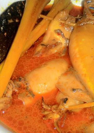 Foto resep Gulai cumi isi beras ketan