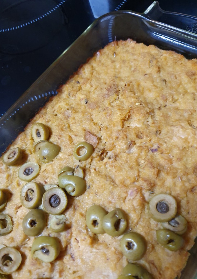 Una foto de Tortilla de atún de pan duro