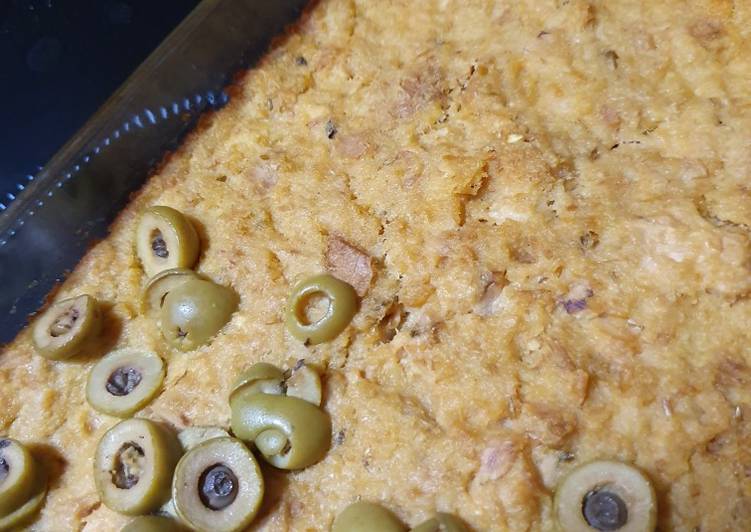 Tortilla de atún de pan duro