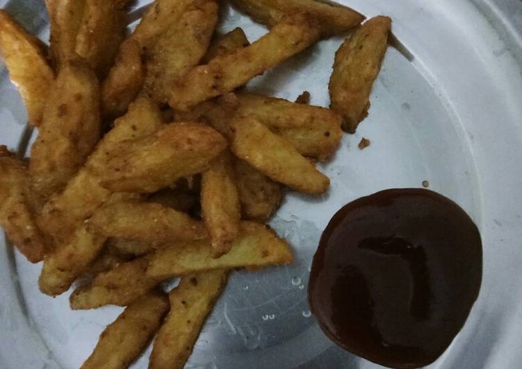 Fried potato fingers