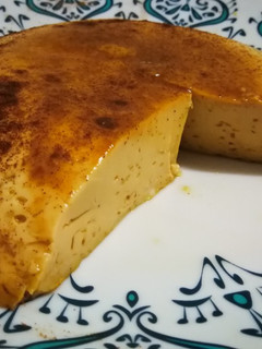 Una foto de Flan microondas para diabéticos