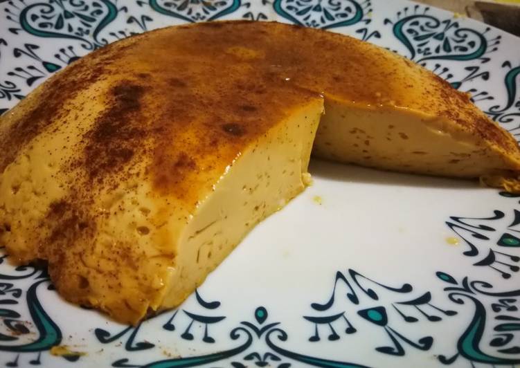 Flan microondas para diabéticos