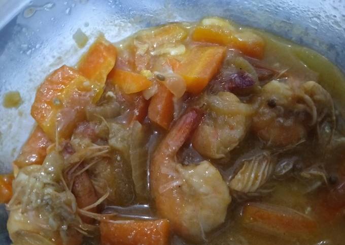 Udang Saos Asam Manis simple sehat