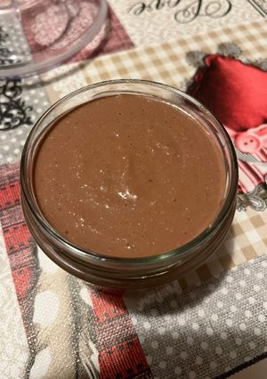 A picture of Homemade “nutella”.