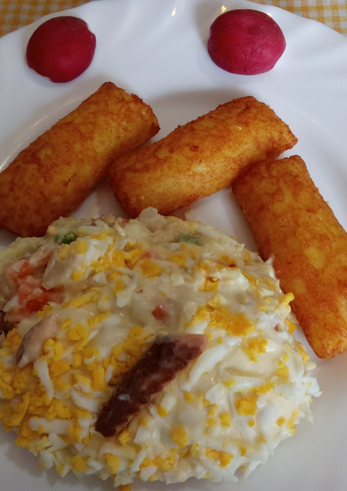 Una foto de Patatas crujientes rellenas de alioli de Bofrost Congelados
