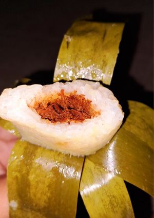 Foto resep Lemper isi Abon Pedas Endesss
