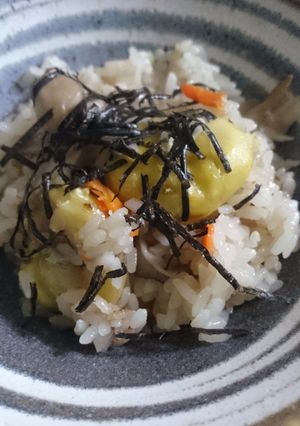 A picture of Easy and  fragrant! Chestnut Rice.