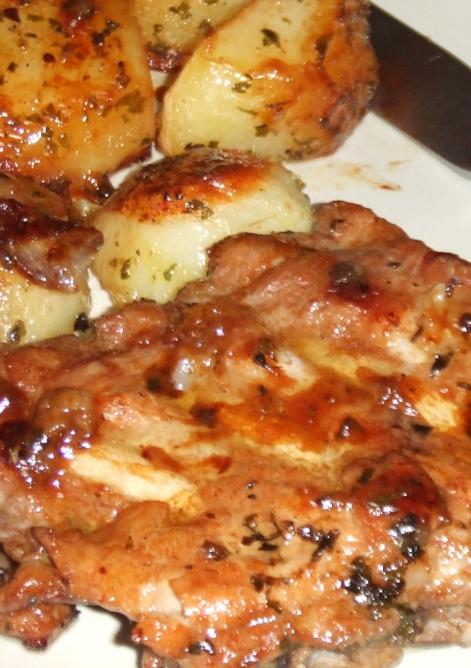 Una foto de Costillas de cerdo lacadas