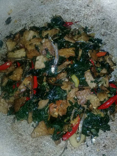 Foto resep Tumis tempe semangit teri daun singkong