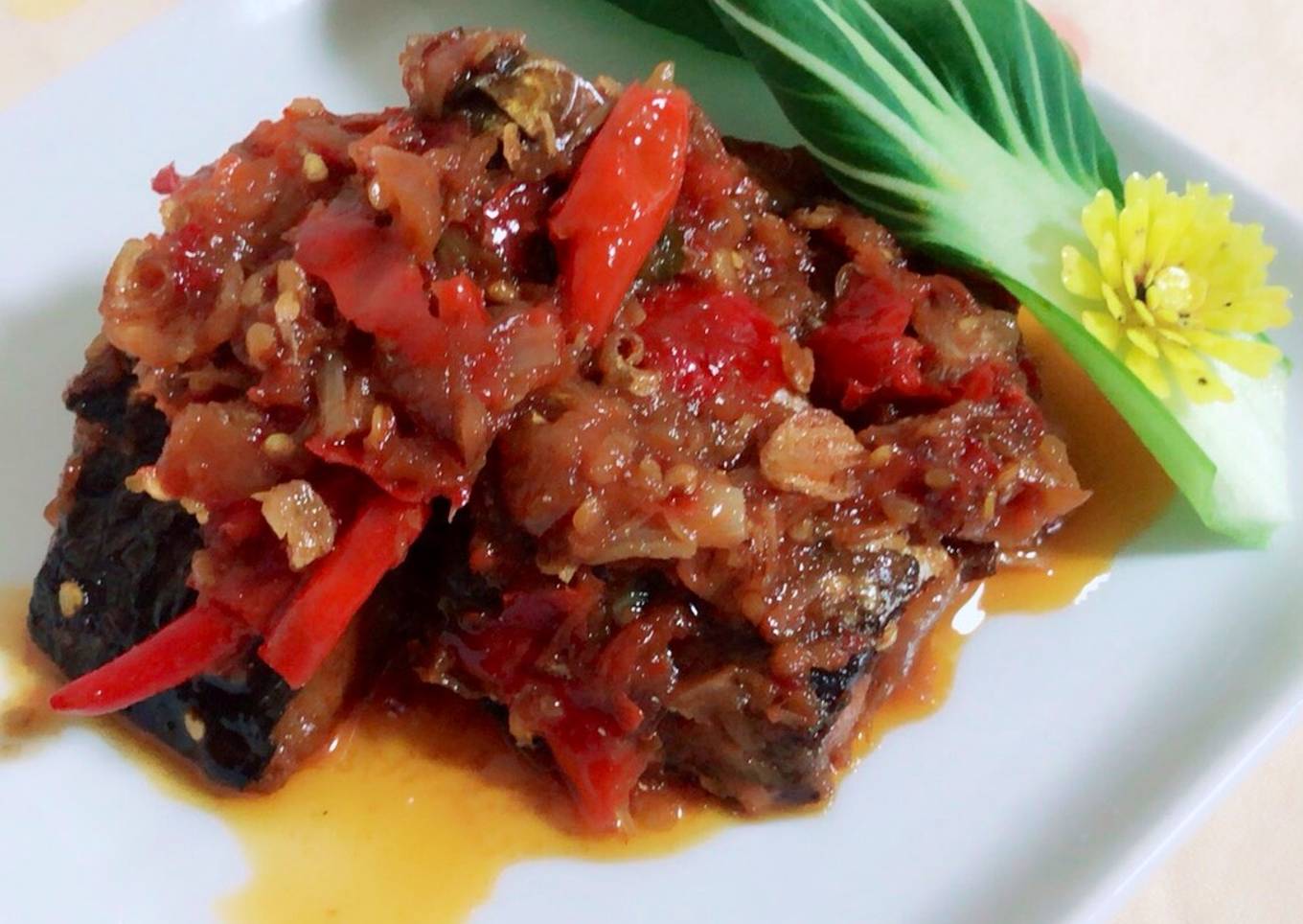 Balado ikan tenggiri