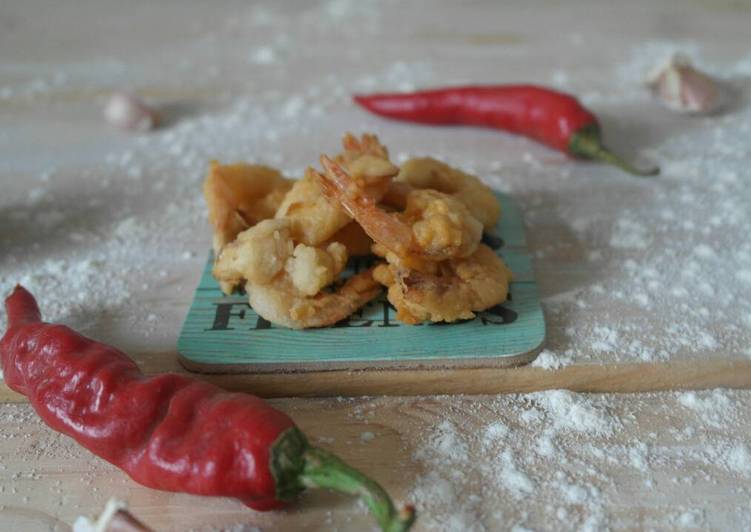 Udang Goreng Tepung Gampang dan Enak