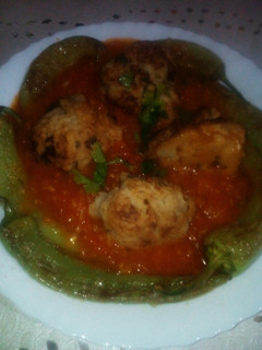 صورة لوصفة شوفلور وفلفل حار بصلصة الطماطم 🍅🥦🌶️