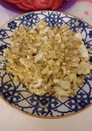 صورة لوصفة بيض وبطاطس مهروسه 🥚🥔