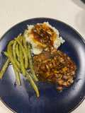 Asian Pepper / Mushroom Pork Chop