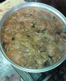 Migas con huesos de puerco