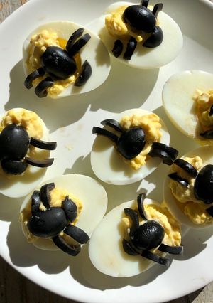 Une photo de Oeufs Mimosa Halloween 👻