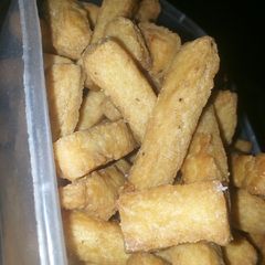 A picture of Milky crunchy chin chin.