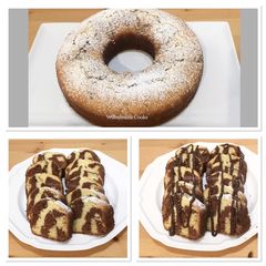 A picture of Marble Ricotta Cake.