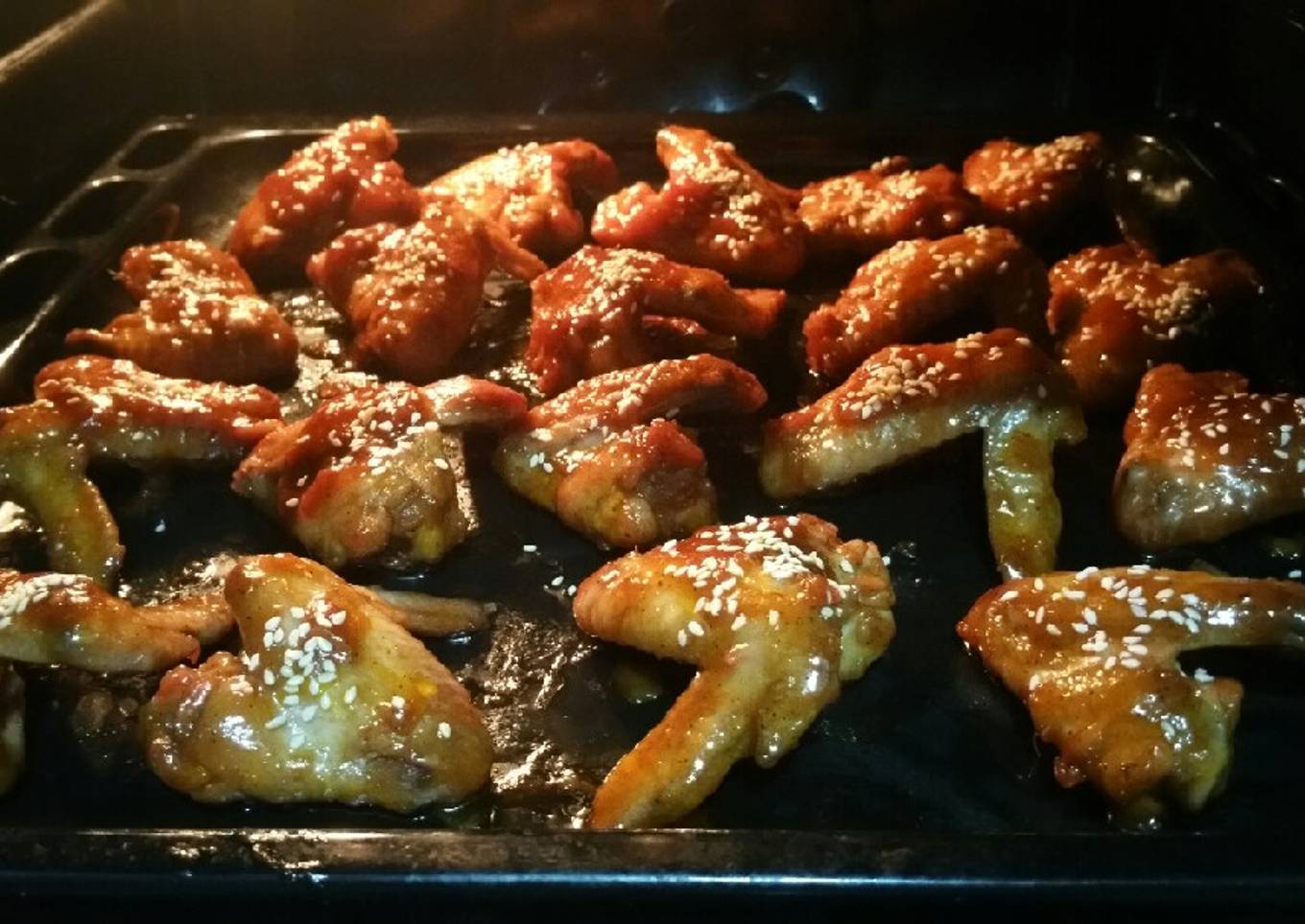 Sayap ayam panggang dg wijen