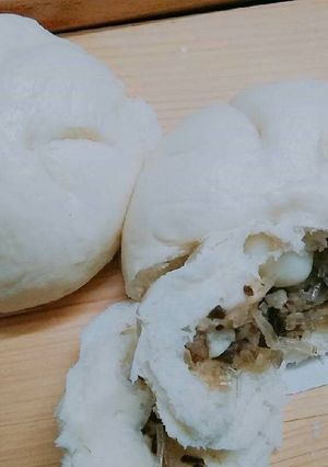 Hình của món Bánh bao nhân thịt(Cách 2) 😜❤.