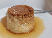 Una foto de flan airfryer