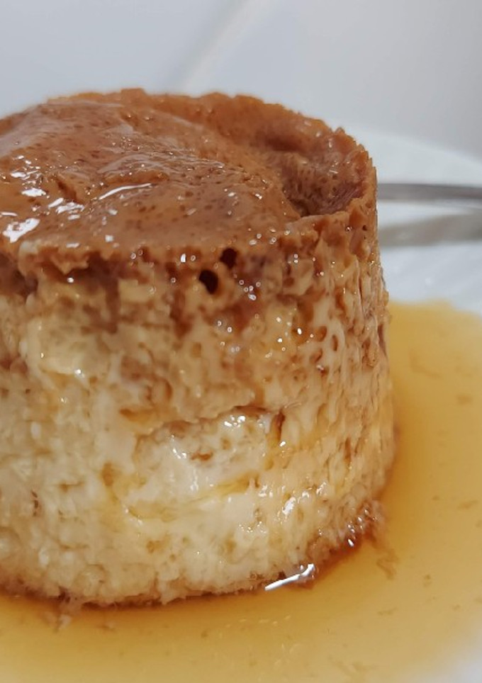 Una foto de Flan de huevo en Cosori