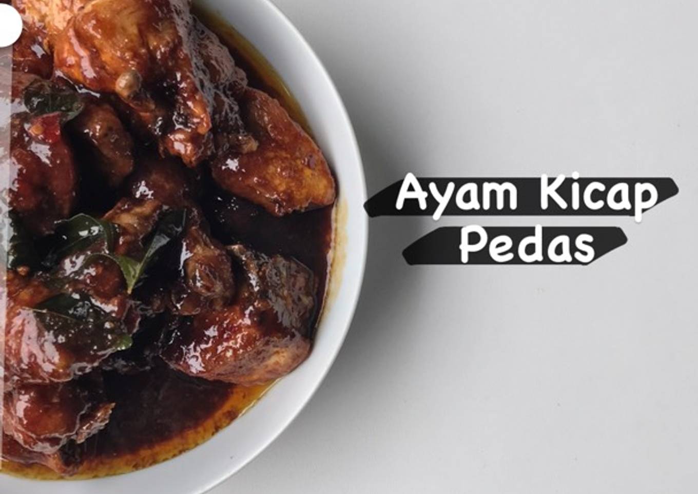 Ayam dengan kicap pedas