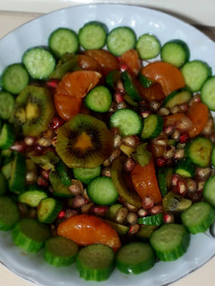عکسی از دستور سالادمیوه زمستونی😍