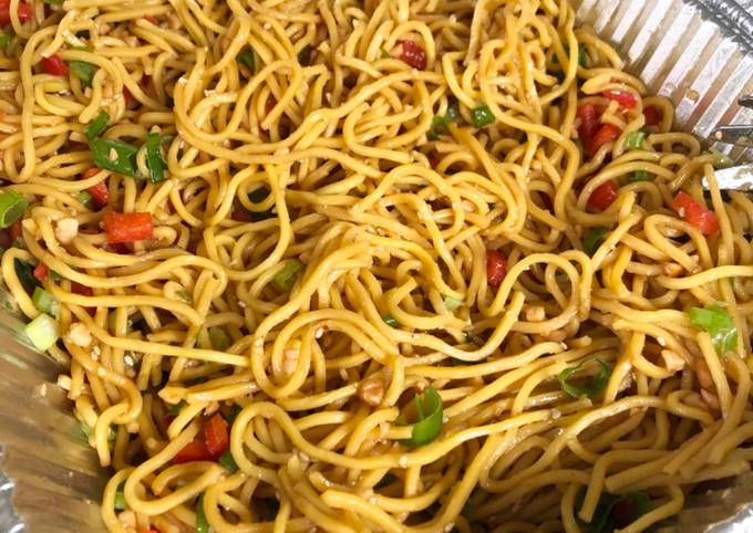 Simple Way to Make Homemade Asian Noodle Salad for Healthy Recipe