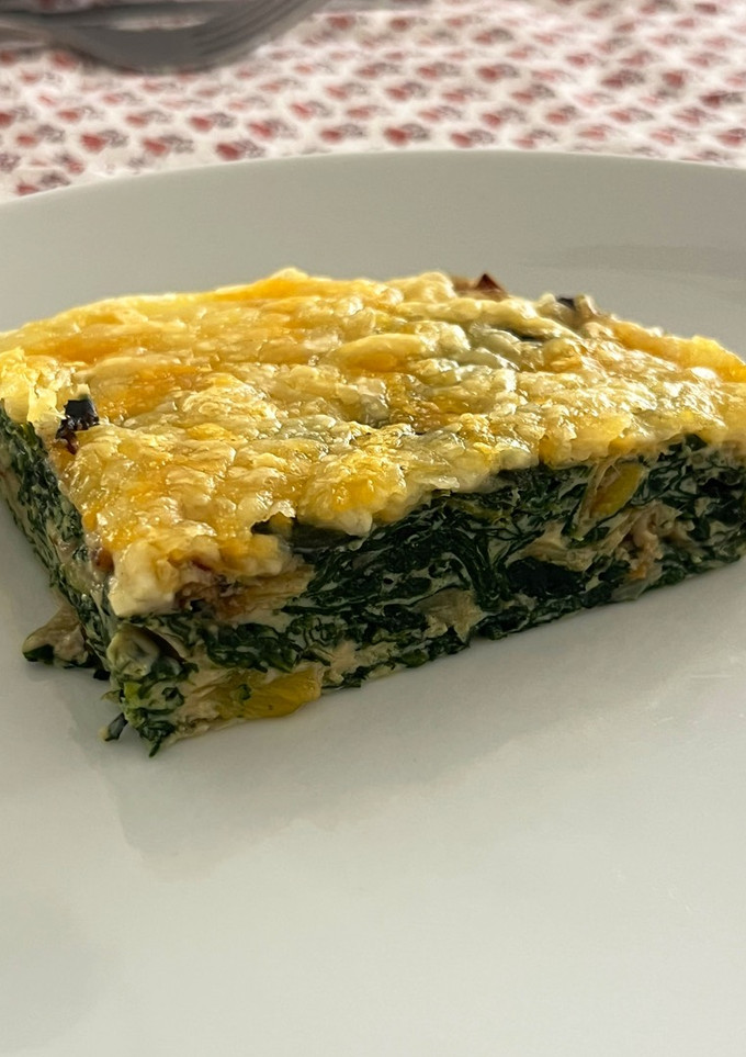 Una foto de Pastel de espinacas fácil y rápido | Cena rápida o para batchcooking