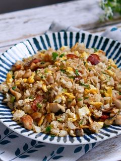#188 鯖魚蛋炒飯 的食譜成品照片