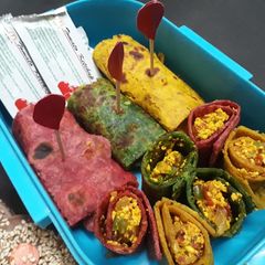 A picture of Colourful nutri wraps.
