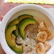 MPASI 11 bulan bubur sumsum kurma topping buah