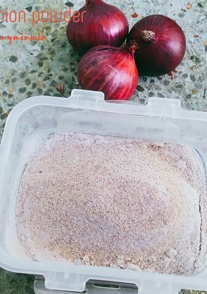 รูปของ Red onion powder(วัตถุดิบ2อย่าง)