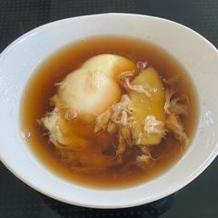 A picture of Egg in Ginger Syrup.