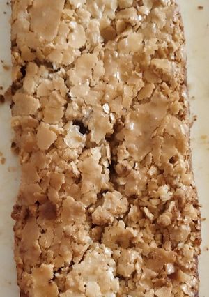 Una foto de Budín de avena banana manzana y chips de chocolate