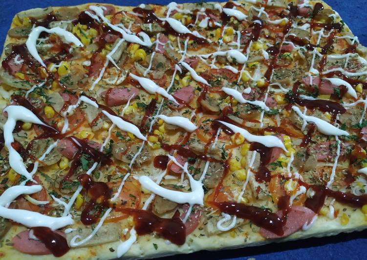 Resep Square pizza, Enak