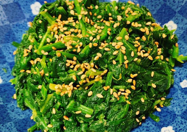 Step-by-Step Guide to Make Super Quick Homemade Miso Sesame Spinach