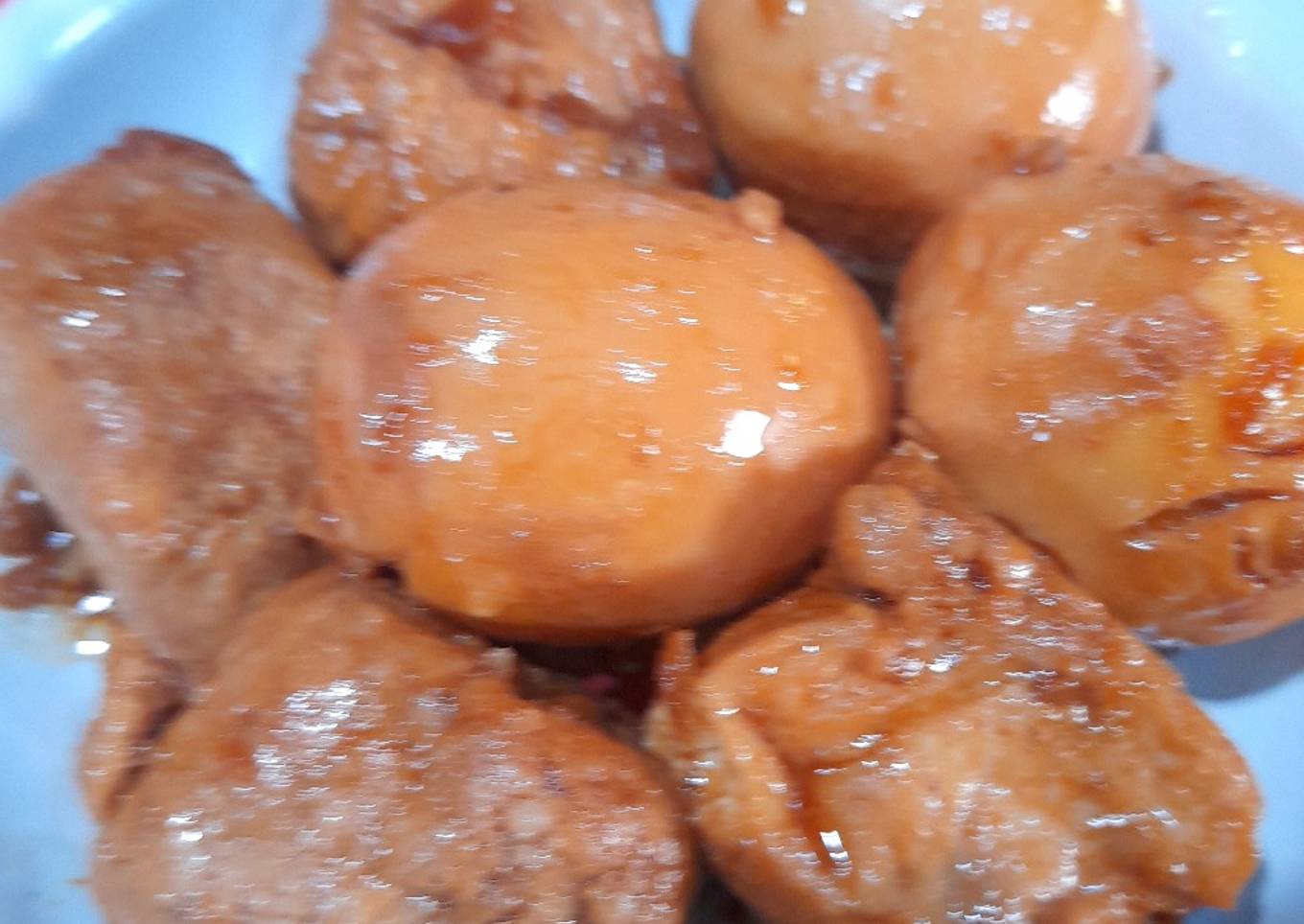 Tahu telur bacem