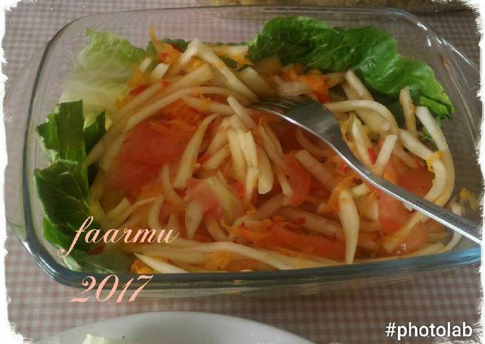 Resep: Salad pepaya sederhanaku Rumahan