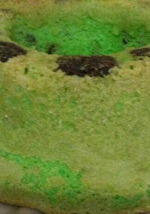 Foto resep Bolu pandan marmer simpel gak pake ribet